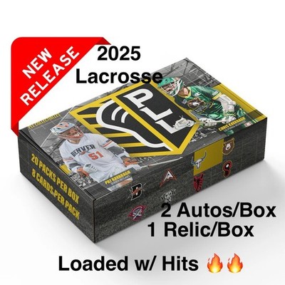 2025 PLL Lacrosse Trading Cards Sealed Box 20pks 8card/pack