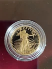 1991-P American Gold Eagle Proof 1/4 oz Fine Gold $10 Coin in Capsule MCMXCI