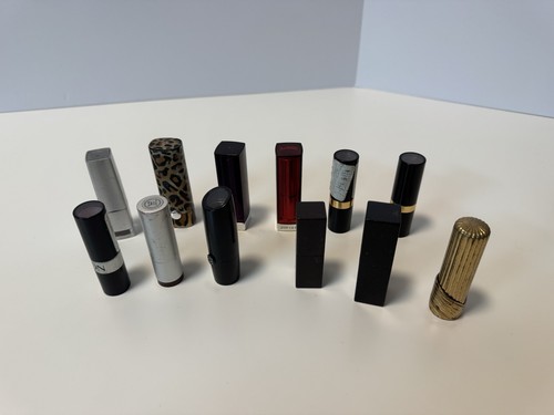 Bundle Of Vintage And Modern Lipstick Tubes Variety Of Brands Lot Of 12 As Is