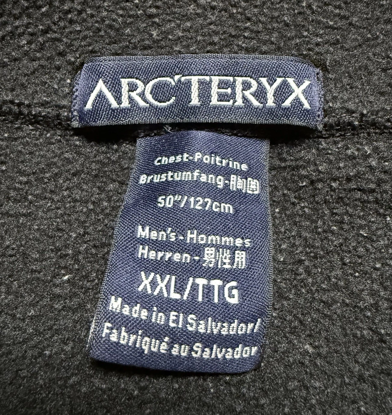 Arc’teryx LEAF Naga Hoody Men’s XXL Black Lightweight Fleece Jacket Military 2XL image 2