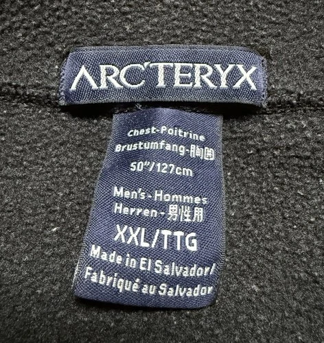 Arc’teryx LEAF Naga Hoody Men’s XXL Black Lightweight Fleece Jacket Military 2XL image 2