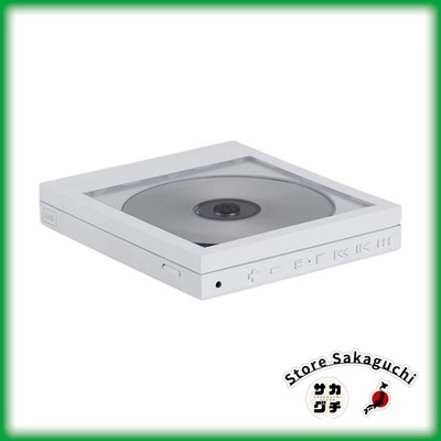 KM5 Instant Disk Audio CP1 Bluetooth CD Player White CD Jacket Display Portable
