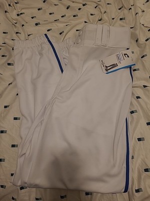 Champro White Men's Triple Crown Classic Baseball Pants with Side Piping
