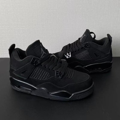 #ad #ad Air Jordan 4 Retro ‘Black Cat’ 2024 Men#x27;s Sneakers DQ4912 001 $99.99