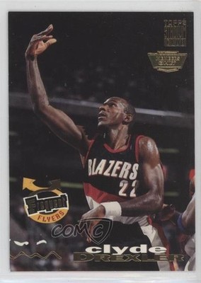 1993 Topps Stadium Club Frequent Flyers Members Only Clyde Drexler #354 HOF g2x
