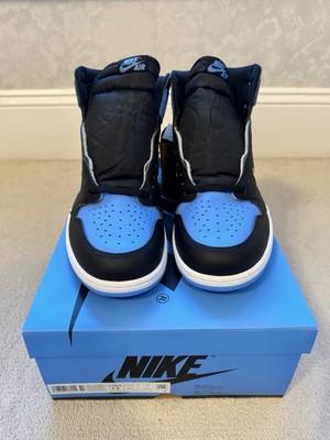 Size UK 11 - Nike Air Jordan 1 Retro University Blue 'UNC Toe' Brand New in box | eBay UK