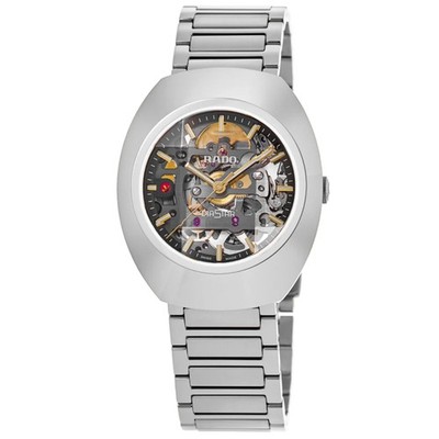 New Rado DiaStar Original Automatic Skeleton Stainless Men's Watch R12162153