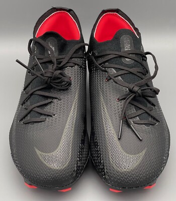 Nike Phantom GT2 Pro FG Black Red Soccer Cleats DA4432-001 Men's