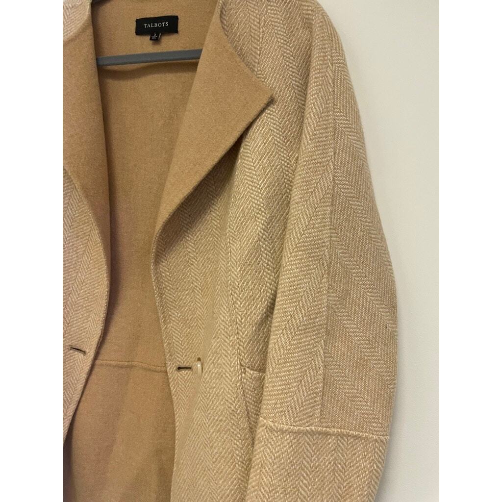 Talbots Reversible Herringbone Blazer Jacket - image 3