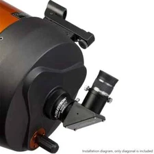 Celestron 1.25 Inch 90 Degree Star Diagonal Optic Mirror for Telescope Eyepiece
