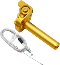 7/8'' 22MM Motorcycle Throttle Grip CNC Aluminum Quick Twist Throttle Assembl...