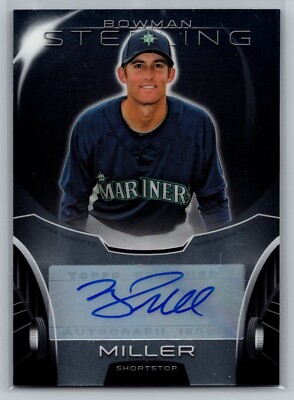 2013 Bowman Sterling Prospect Auto Brad Miller #BSAP-BMI Rookie Auto RC