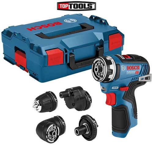 Bosch GSR 12V35 FC Professional FlexiClick Drill Driver With 4 x Chucks LBoxx eBay