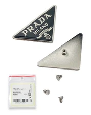 PRADA PR 07ZV 08ZV 09ZV 10ZV Eyeglasses Black /Silver Replacement Side Logo