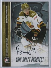 Brandon Robinson 2014 In The Game Draft Prospects #A-BR1 Auto Battalion