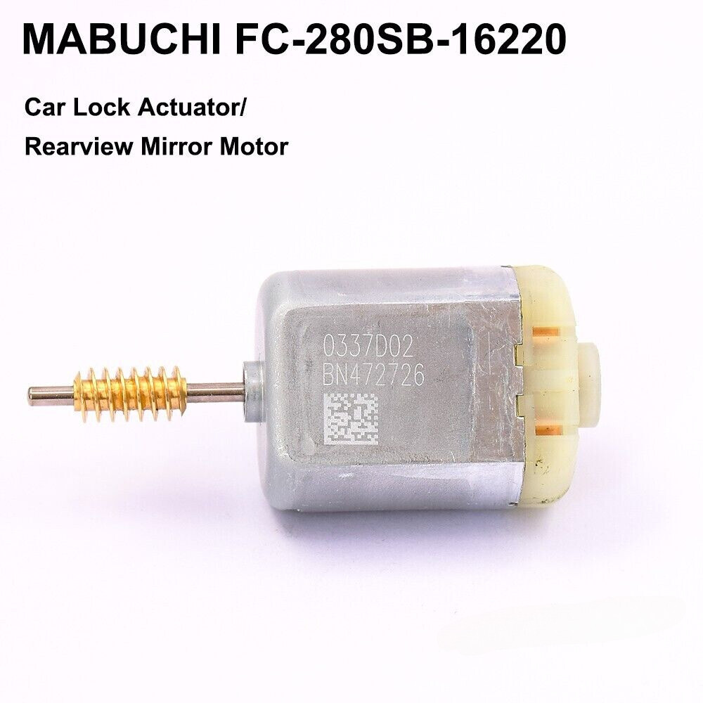 Mabuchi FC-280SB-16220 12V Motor Worm Gear Electric Car Rearview