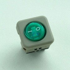 PRONIC R2 Square Power Rocker Switch 4 Pins Green Lamp 10A 250VAC 15A 125VAC