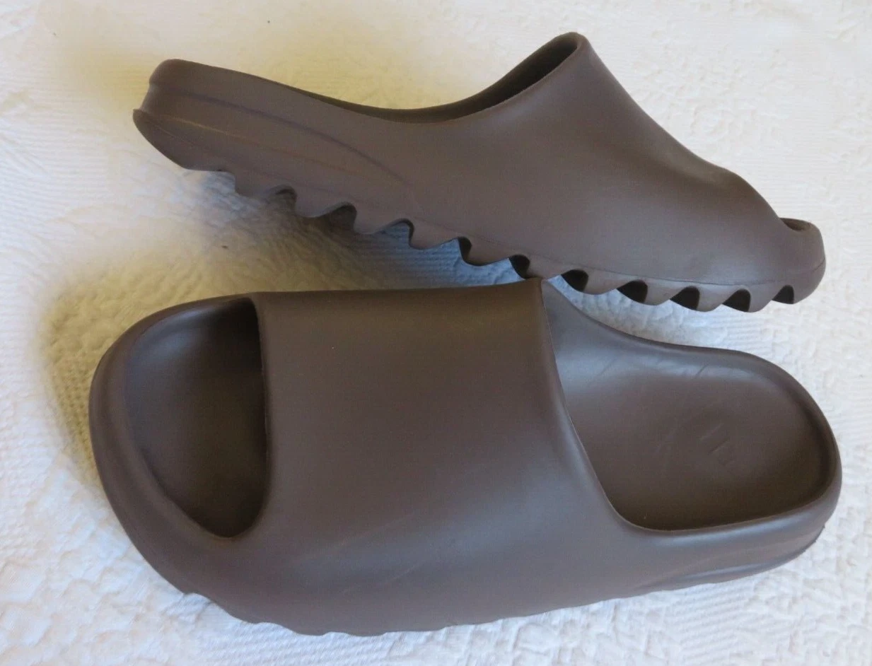 ADIDAS YEEZY SLIDE LINO MARRONE SCURO TAGLIA 13