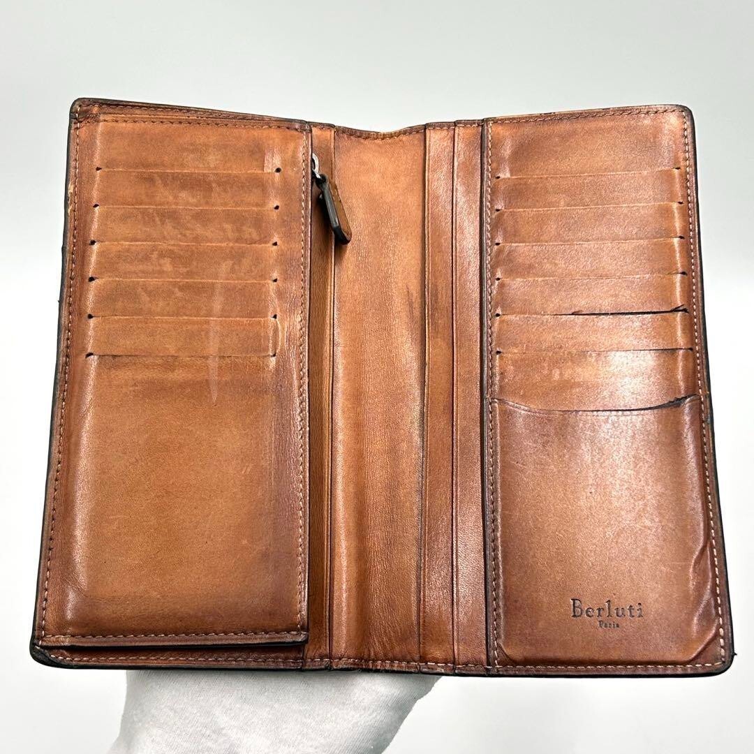 ❣️Berluti❣️Berluti Ebene Calligraphy Scritto Bi-fold ❣️Berluti❣️Berluti Ebene Calligraphy Scritto Bi-fold