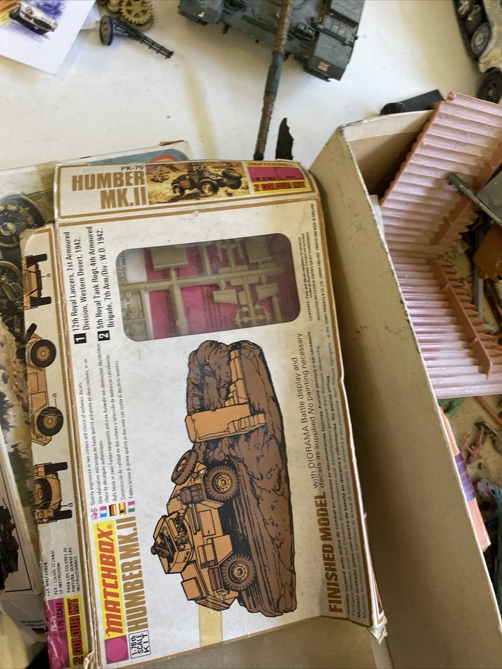 Airfix Tamiya Revell Army Model Kits Job Lot Made Diorama eBay