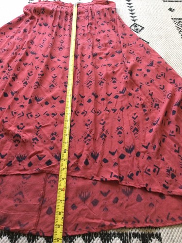 Free People 100% Viscose Strap Dress side pockets Raspberry size SP - Picture 17 of 23
