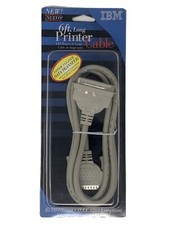 IBM 6 FT Printer Cable NOS IEEE-1284 Centronics Bidirectional NEW
