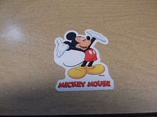 MICKEY MOUSE SERIES 1 #1 OF 12  VENDING MACHINE STICKER PRINTED IN CANADA