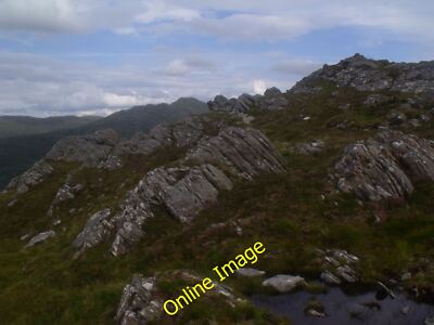 Photo 6x4 Summit ridge of Carn Loch nan Eun above Glen Elchaig Camas-luin c2014