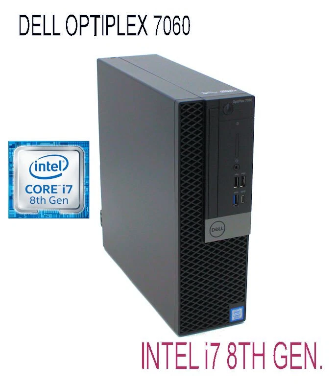 DELL OPTIPLEX 7060 INTEL CORE I7 8700 8TH GEN 3.2GHZ 8GB 256GB SSD WIN10 WIN11