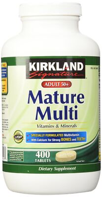 Kirkland Signature Mature Adult Multi Vitamin Tablets 400 tablets