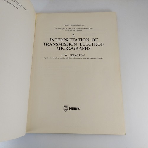 Practical Electron Microscopy in Material Science Monograph 1-5 JW Edington PB 2 - 第 11/22 張圖片