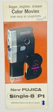Fuji Fujica Single-8 P1 Electric Eye Movie Camera Vintage Folder Advertising