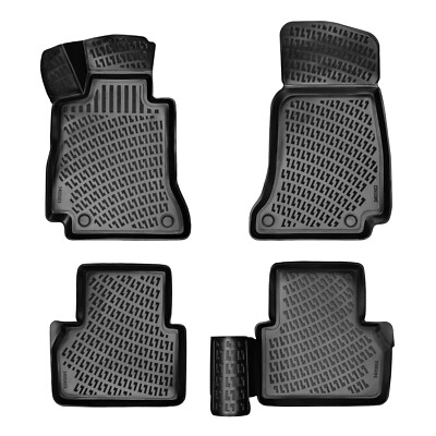 Car Floor Mats Liners For Mercedes E-Class 2017-2023 All Season Heavy Duty Rugs