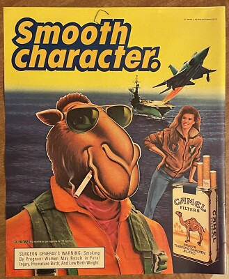 camel cigarette ads 1990s 1990 Camel Cigarettes Joe Camel Smooth Character Top Gun 90s Print Ad