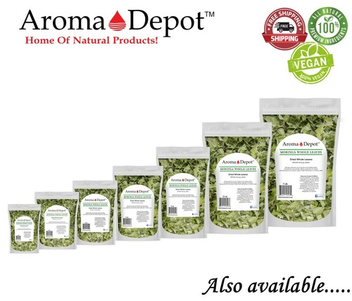 6oz Moringa Dried Leaves Pure Natural oleifera Leaf Hoja moringa Non-GMO - Picture 4 of 7
