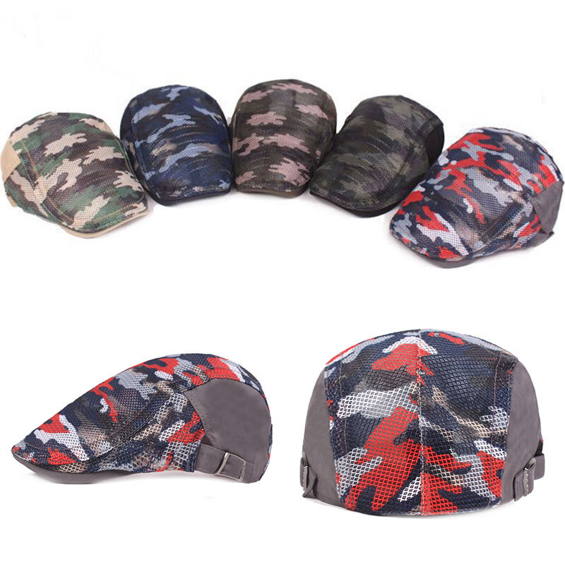 APL Cappello uomo DE berretto Gatsby Cabbie berretto mesh flatcap cappello mamma estiva ↑