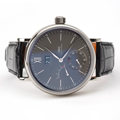 IWC Portofino Hand Wound Eight Days 45mm Wristwatch White Gold IW516101 |  eBay