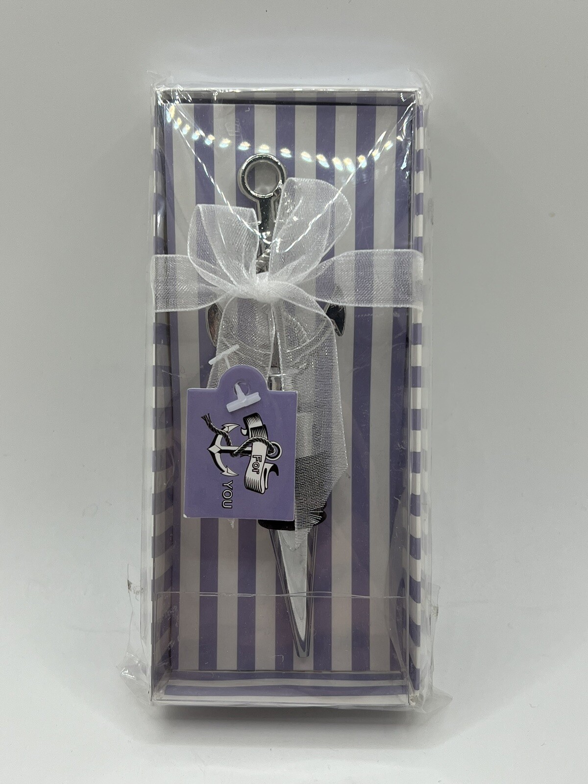 Fashioncraft Nautical Anchor Silver Tone Wine Bottle Stopper
