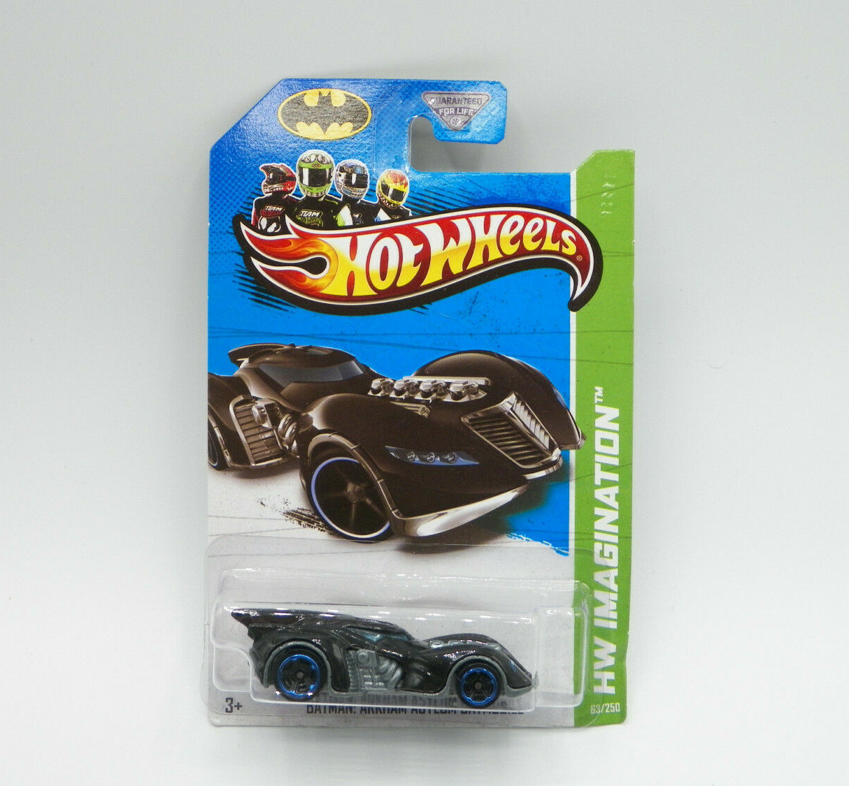 HOT WHEELS HW IMAGINATION BATMAN ARKHAM ASYLUM BATMOBILE 1:64 2013 NEW 