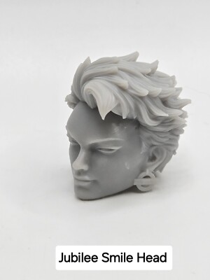 3d Print X-MEN JUBILEE SMILE HEAD 1:12 GI Joe Classified/Marvel Legend