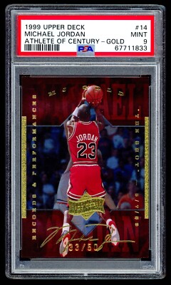 1998-99 UD Athlete Of The Century Gold MICHAEL JORDAN /50 