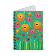Spiral Notebook Ruled Line Original Artwork Design 2024-80, Gifts