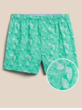 MENS SIZE XL 40-42 BANANA REPUBLIC COTTON PALM LEAF PRINT BOXER NWT