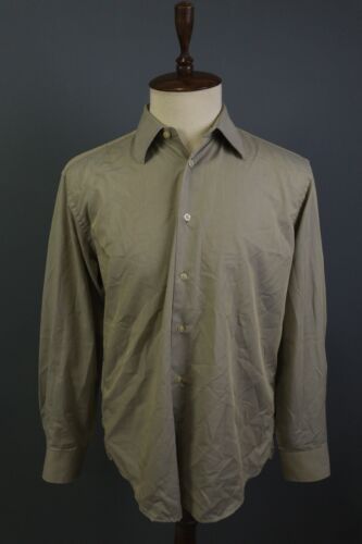 Chemise boutonnée marron manches longues Kenzo vente en gros Homme taille 41