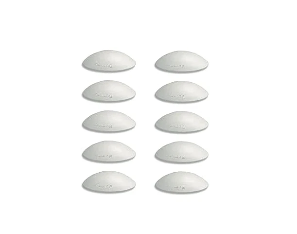 10 BUMMS Türpuffer, Ø 60mm Höhe: 15mm, weiss, Kunststoff, Kleben + Anschrauben - Bild 2 von 4