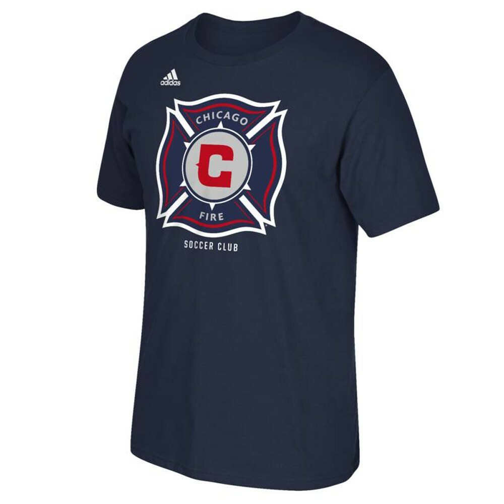 Chicago Fire MLS Adidas Primary Team Men's Navy Blue T-Shirt