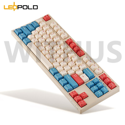 Leopold FC750RBT Coral Blue USB Type C & Bluetooth Keyboard - ENG