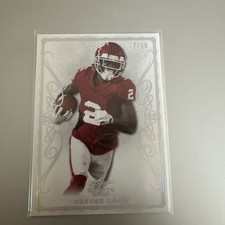 CeeDee Lamb 2020 Leaf 02 trinity SP Rookie Card #7 of 10 MADE! Dallas Cowboys . rookie card picture