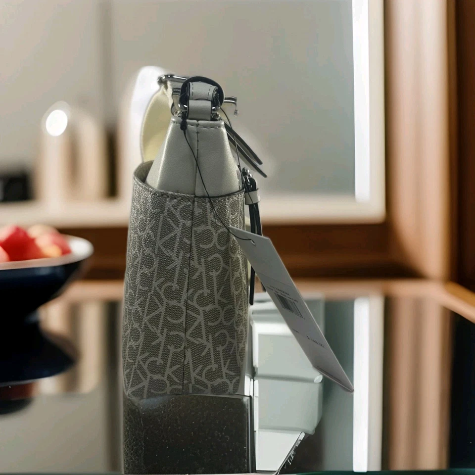 Calvin Klein Purse Style: H4AEJKM4 Color fgv khaki van/wht  - Image 3 of 4