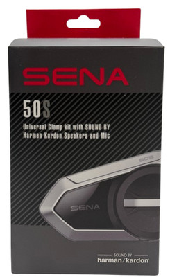 SENA 50S Universal Clamp kit with Sound by Harman Kardon - 50S-A0202